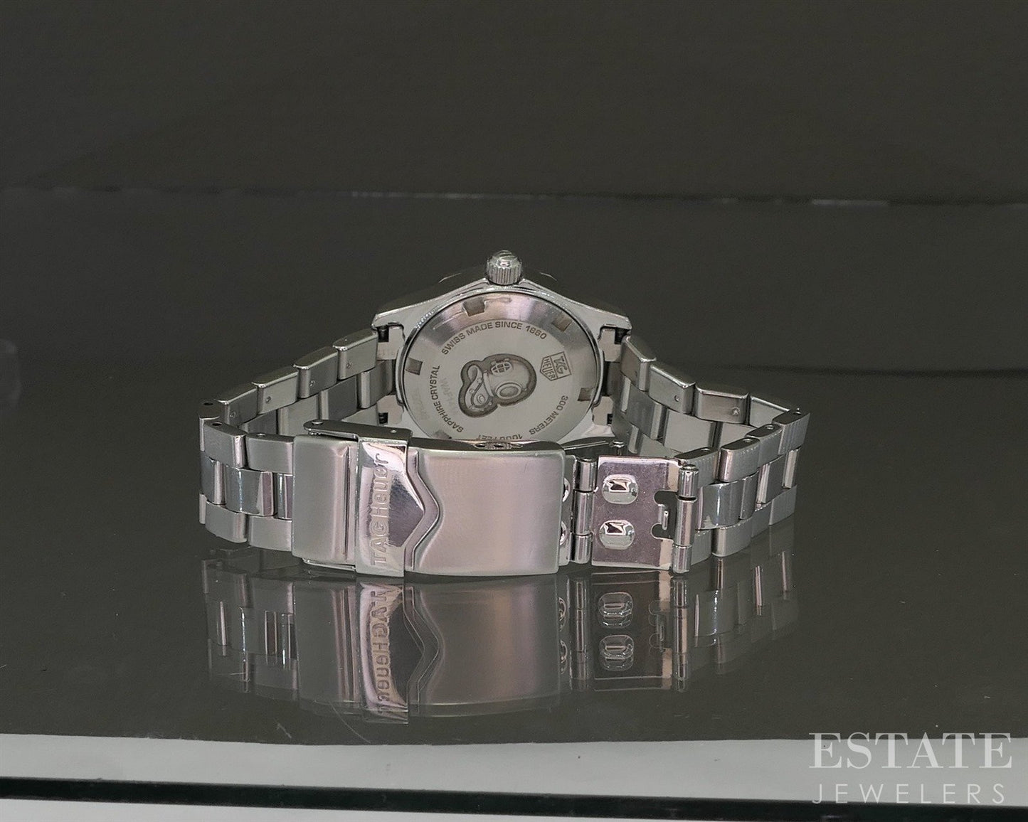 Tag Heuer Aquaracer Date WAF141A MOP Diamond Dial Stainless Ladies Watch p23864