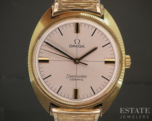 Vintage Omega Seamaster Cosmic 135.016 Crosshair Mens Watch p26356