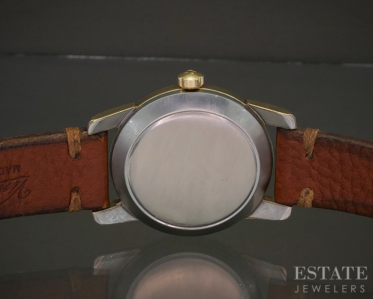 Vintage 1952 Omega Seamaster Gold Capped Ref. 2767-2 Pie Pan Mens Watch p26355