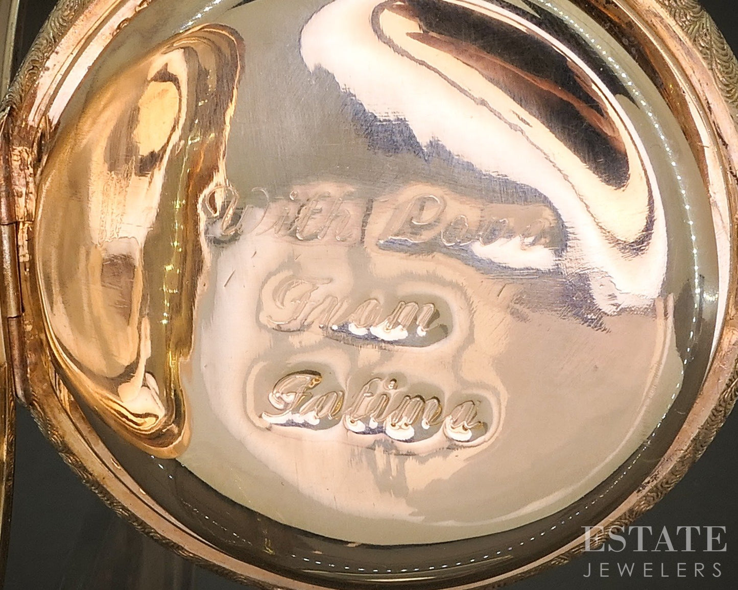 Antique 14k Solid Tri Colored Gold Hunters Elgin Grade 217 Pocket Watch p24541