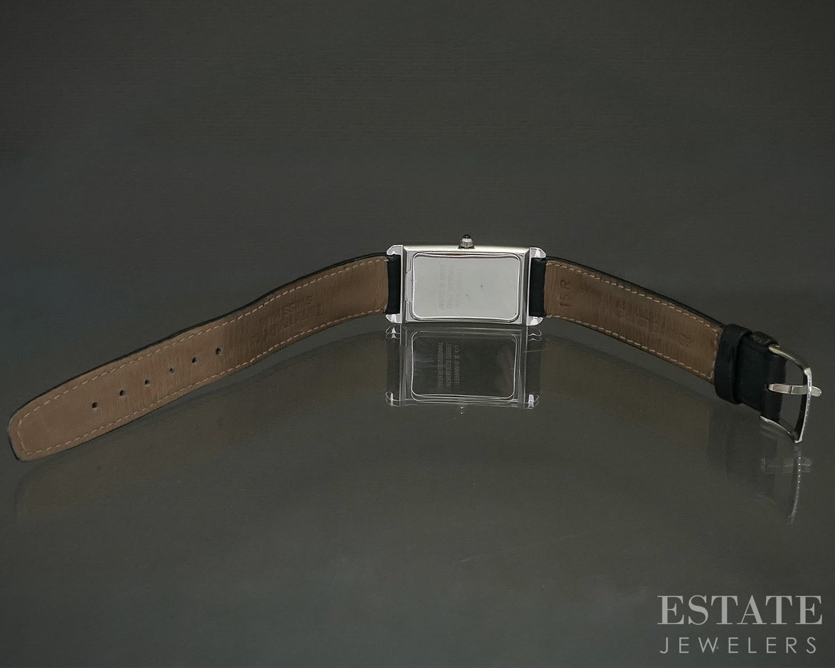 Tiffany & Co Stainless Tank Ladies Watch p18194