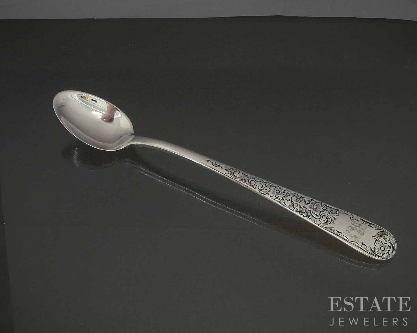 Vintage Sterling Silver S. Kirk & Son Feeding Spoon 23.4g p26434