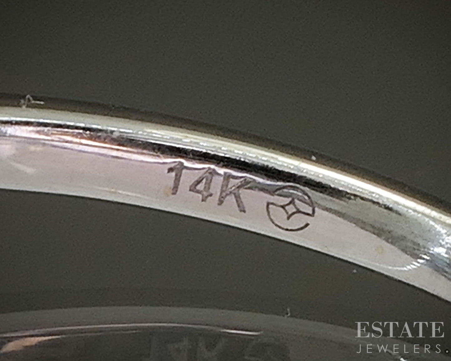 14k White Gold Round GSI 1.07ct Lab Diamond Solitaire Engagement Ring p25917