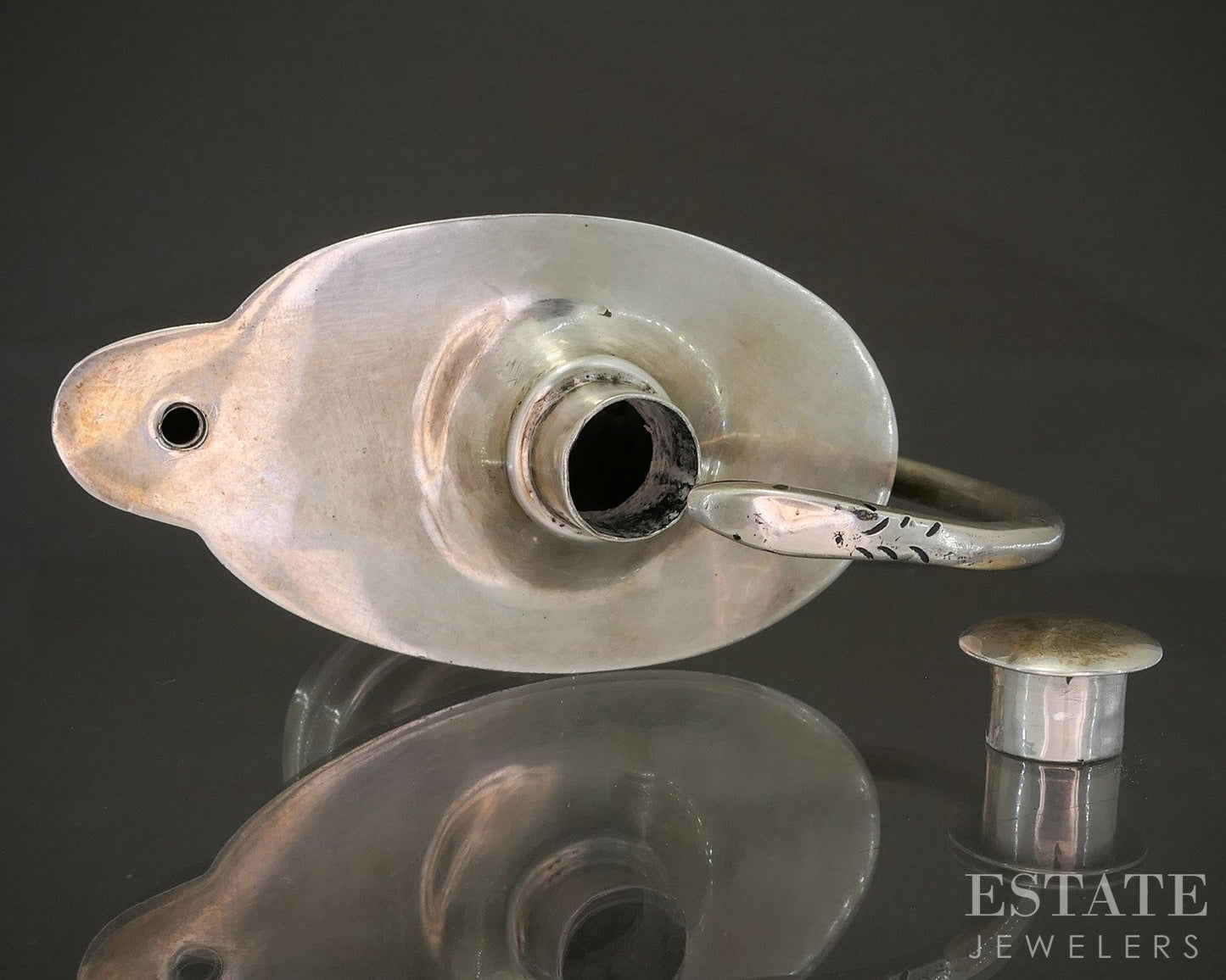 Vintage Sterling Silver Mexican Aladdin's Lamp Cigar Lighter 89.1g p25589