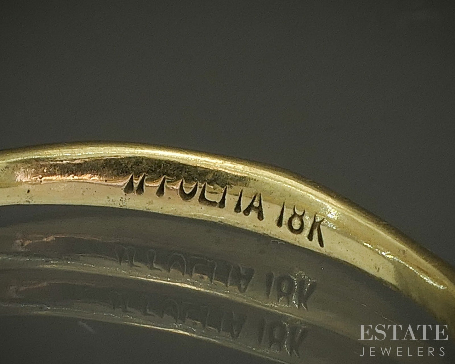 18k Yellow Gold Ippolita Stackable Band Set of 4 8.1g p25021