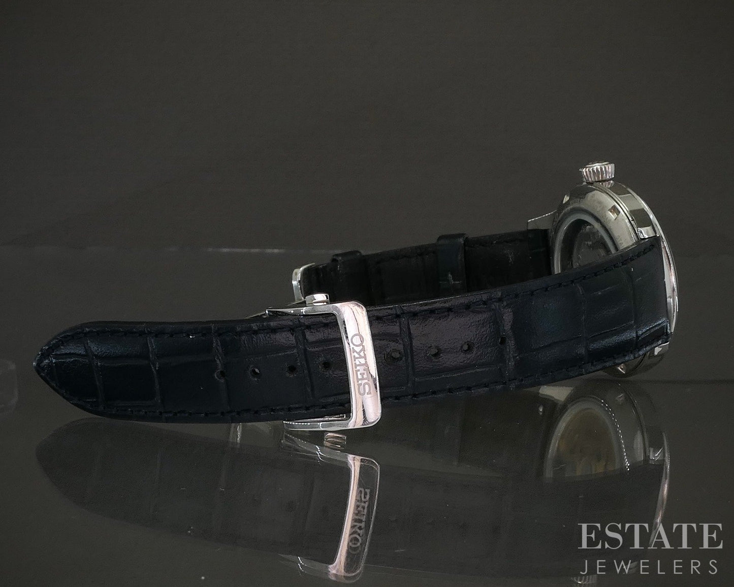 Seiko Presage Blue Automatic Open Heart 4r38-01n0 Mens Watch p27012