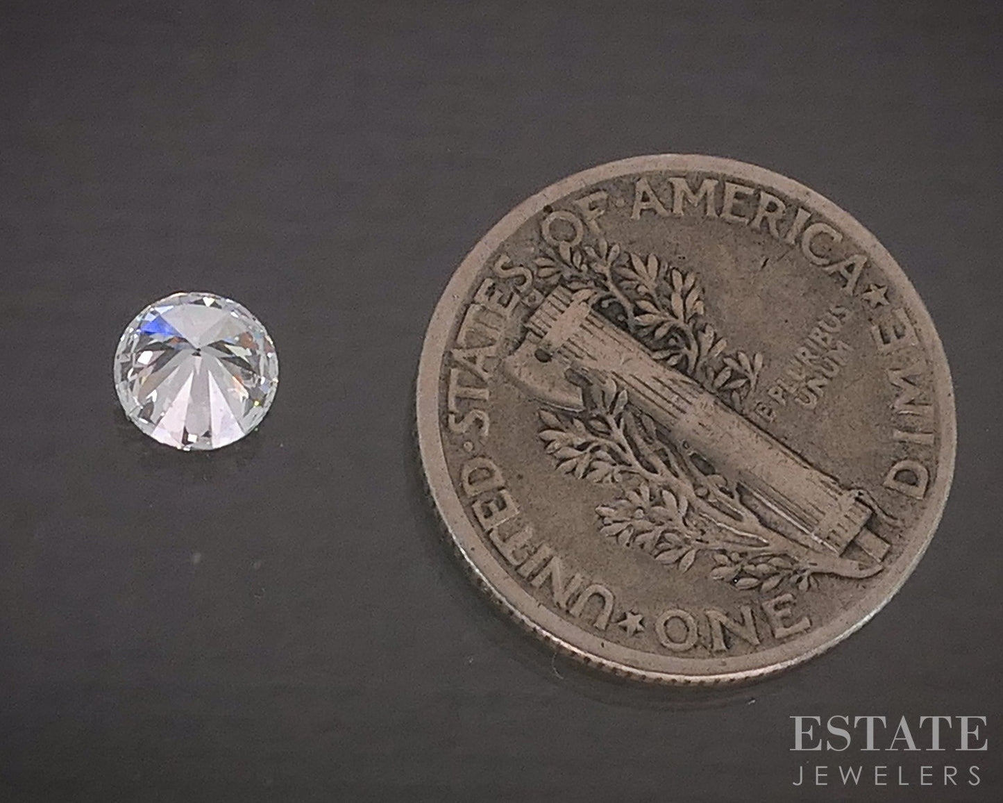 Loose .53ct Round Cut Lab Created Diamond VS2/F p27072