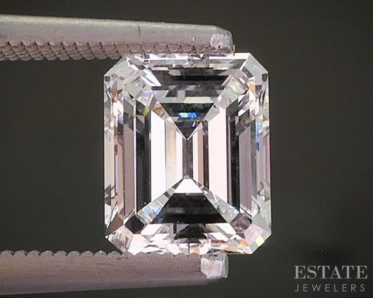 Loose .79ct Emerald Cut Natural Diamond VS1/F p27071
