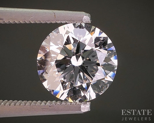 Loose 1.01ct Round Cut IGI Certified Lab Created Diamond VS1/E p27076