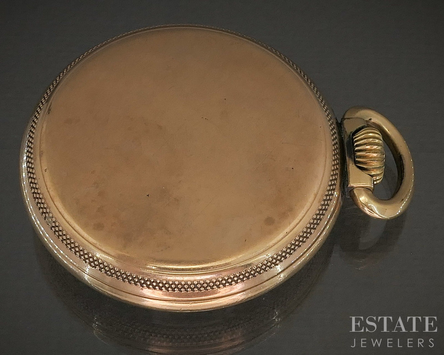 1945 Gold Filled Waltham Vanguard Grade Railroad Openface Pocket Watch p29057