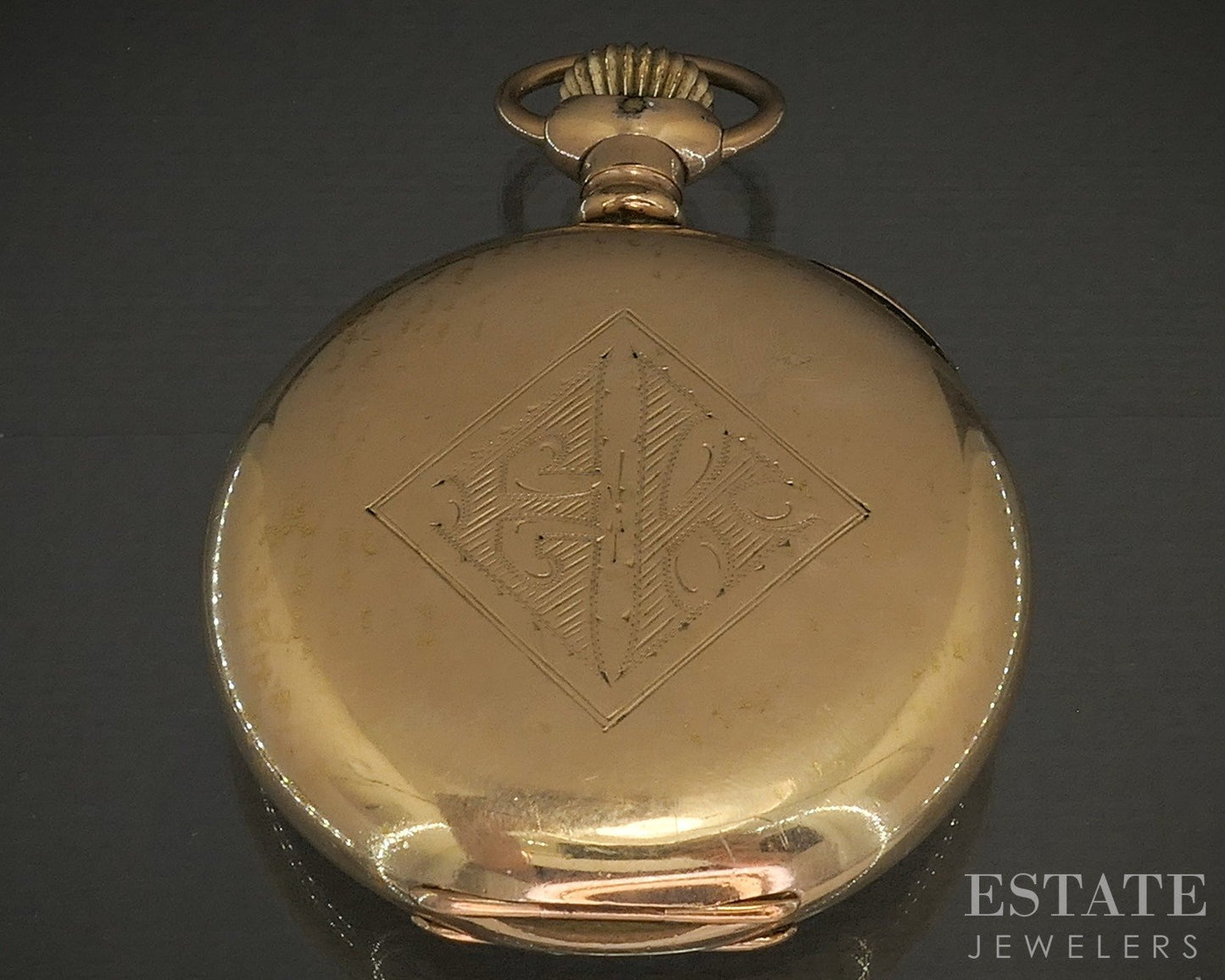Antique Gold Filled Illinois Abe Lincoln 21j Railroad Pocket Watch p23396