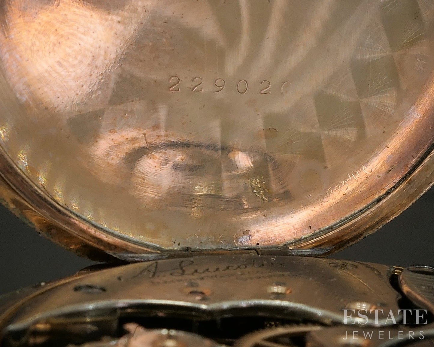Antique Gold Filled Illinois Abe Lincoln 21j Railroad Pocket Watch p23396