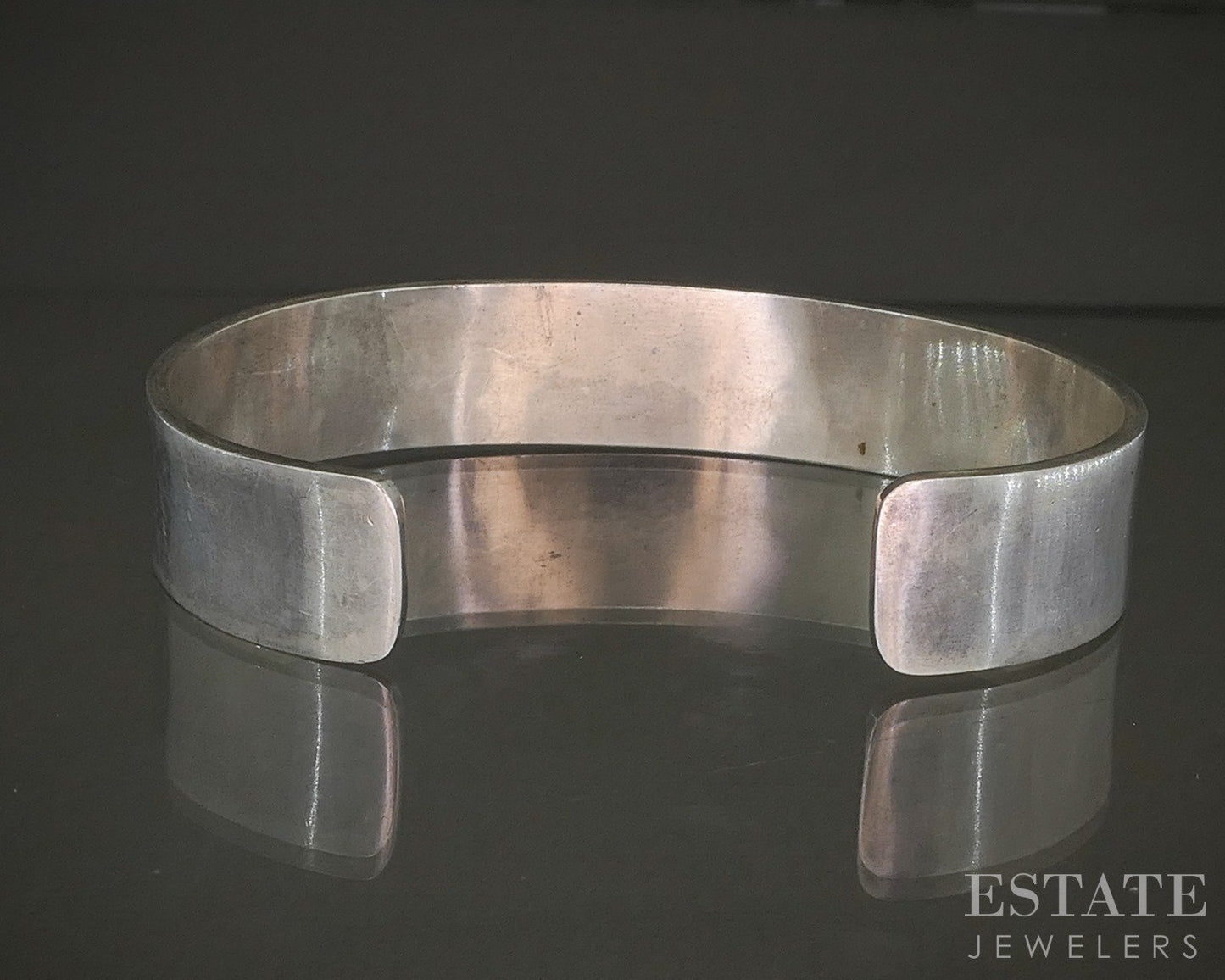 Vintage Sterling Navajo Overlay Ben Yazzie Kokopelli Cuff Bracelet 28g p29063