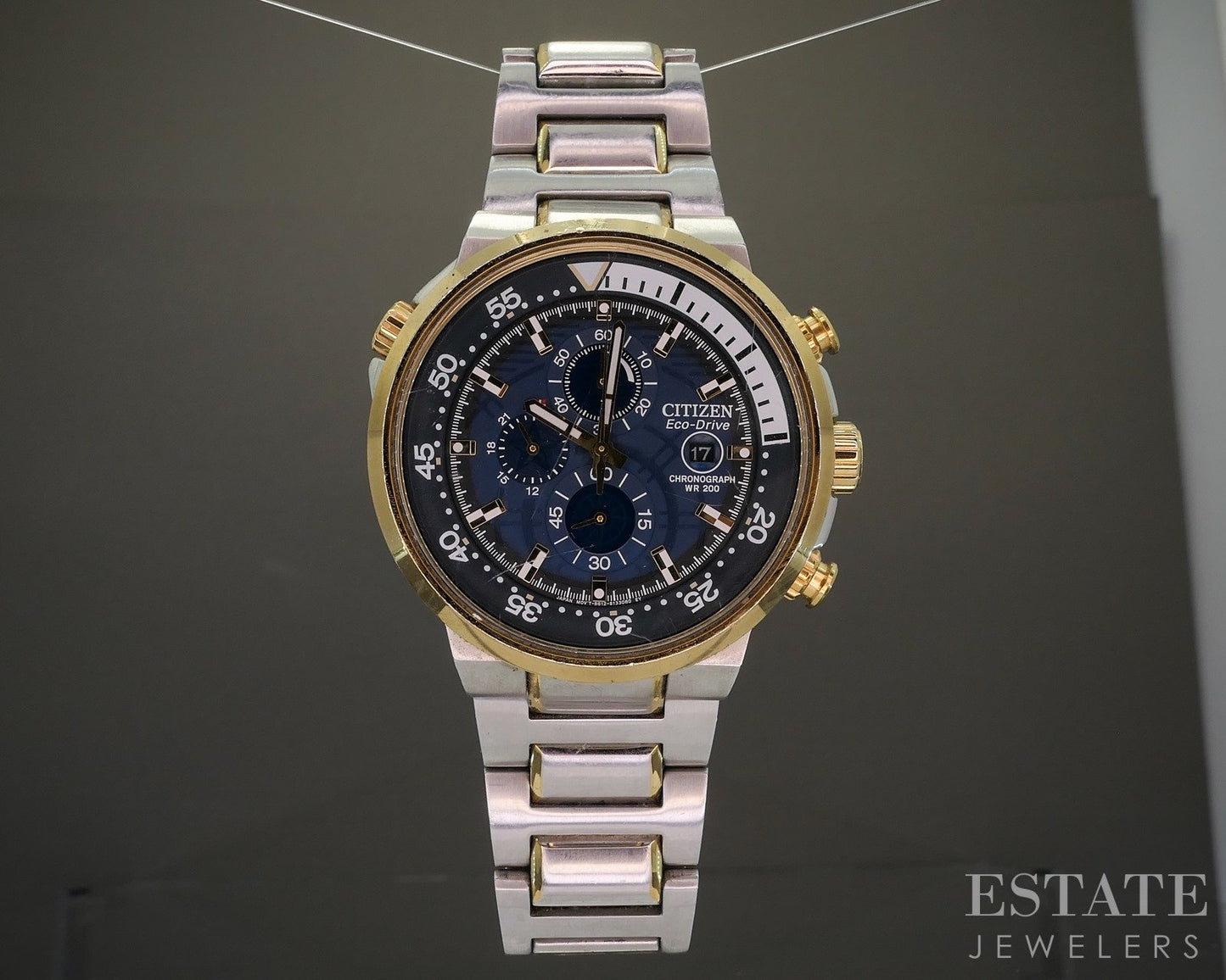 Citizen Eco Drive Solar Endeavor B612-S093058 Two Tone Mens Watch p19658