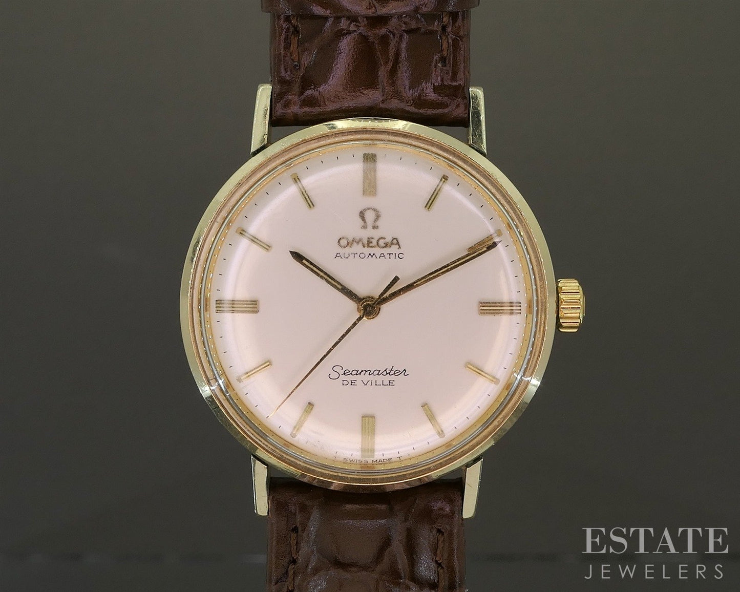 Vintage 1967 Gold Filled Omega Seamaster DeVille LL6287-1 Mens Watch p27844