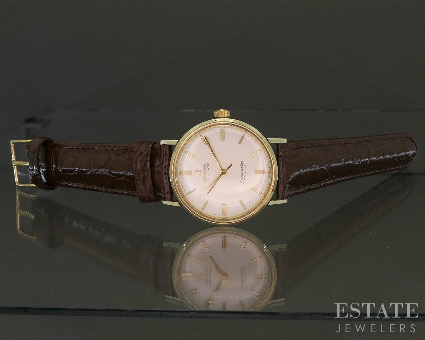 Vintage 1967 Gold Filled Omega Seamaster DeVille LL6287-1 Mens Watch p27844