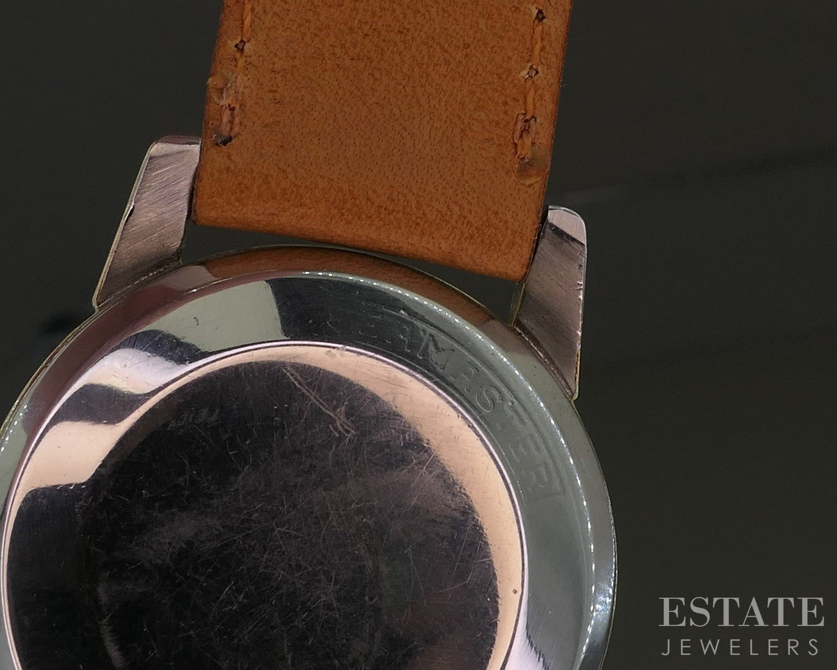 Vintage 1967 Omega Seamaster Calendar Black Gold Capped Cal. 564 Watch p29337