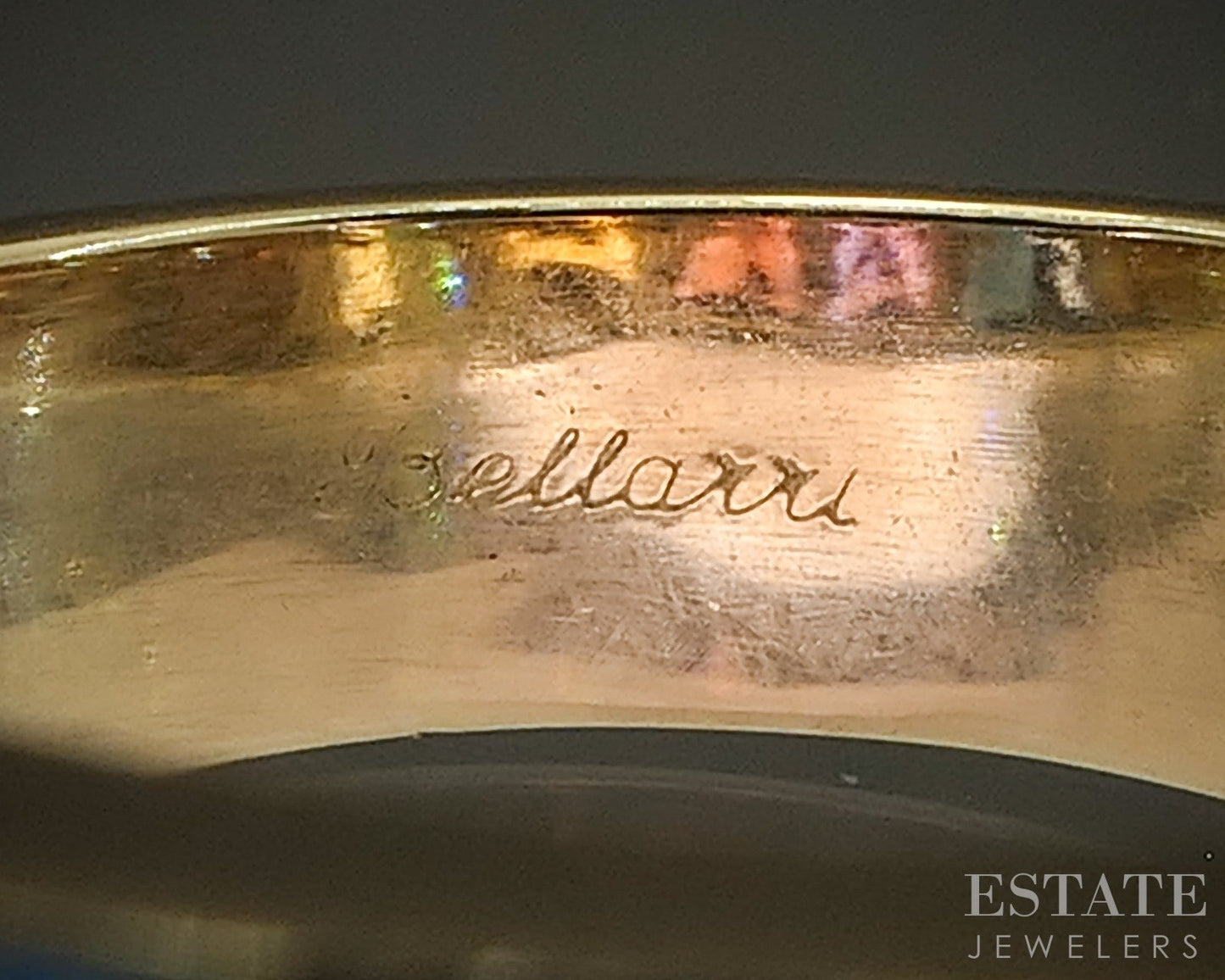 18k Yellow Gold Bellarri Natural Multi Gem & Diamond Ladies Ring 10g p27479