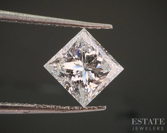 Loose .90ct Princess Cut Natural Diamond SI1/F p76209