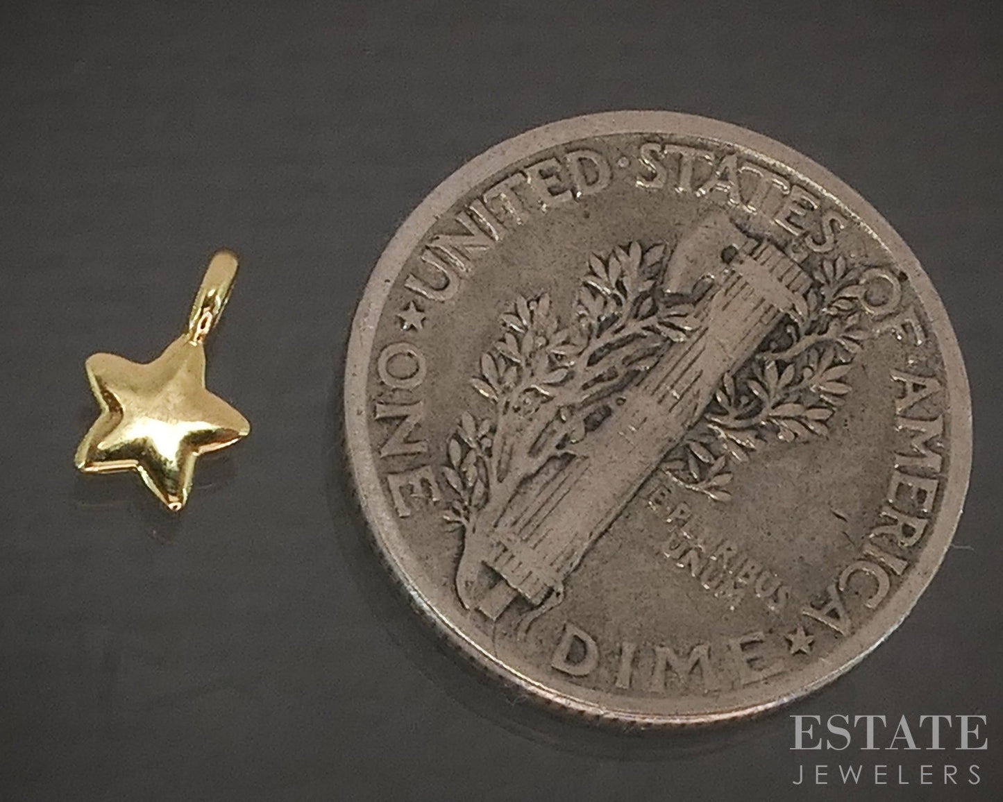 14k Yellow Gold Star Charm p29514