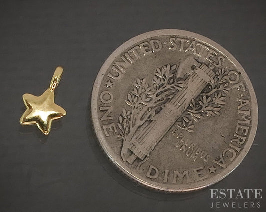 14k Yellow Gold Star Charm p29514
