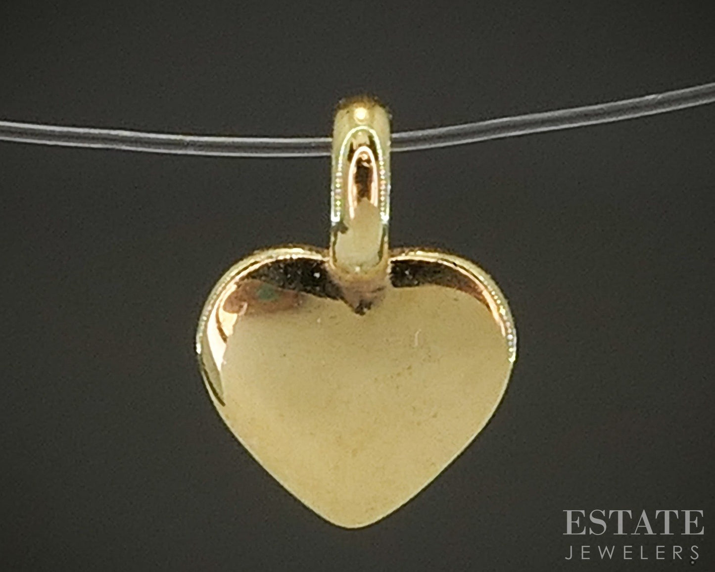 14k Yellow Gold Heart Charm p29515