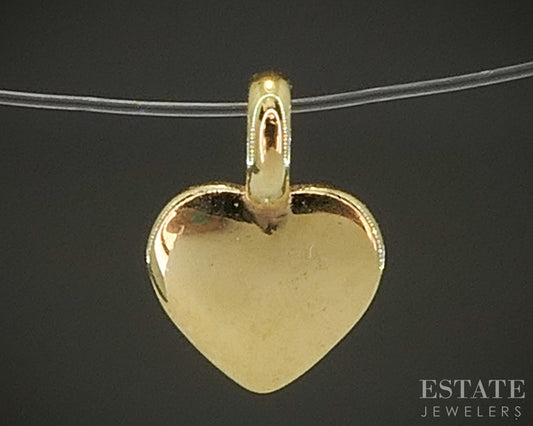 14k Yellow Gold Heart Charm p29515