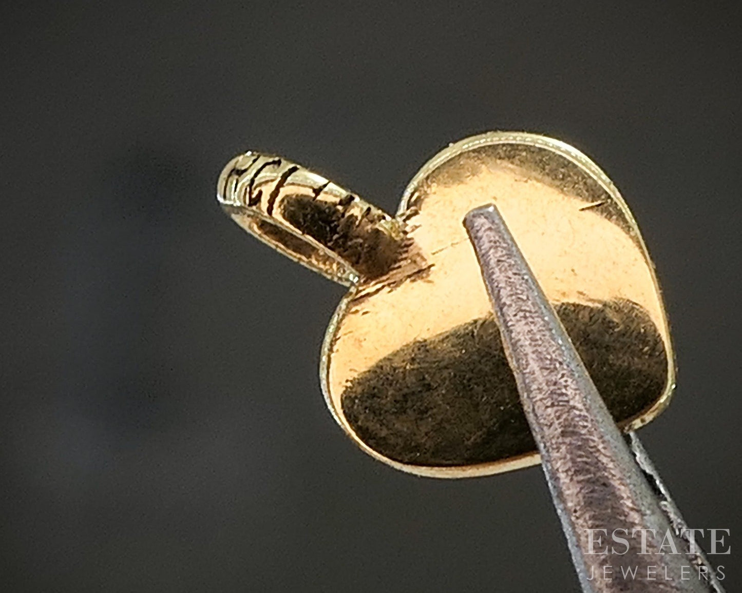 14k Yellow Gold Heart Charm p29515
