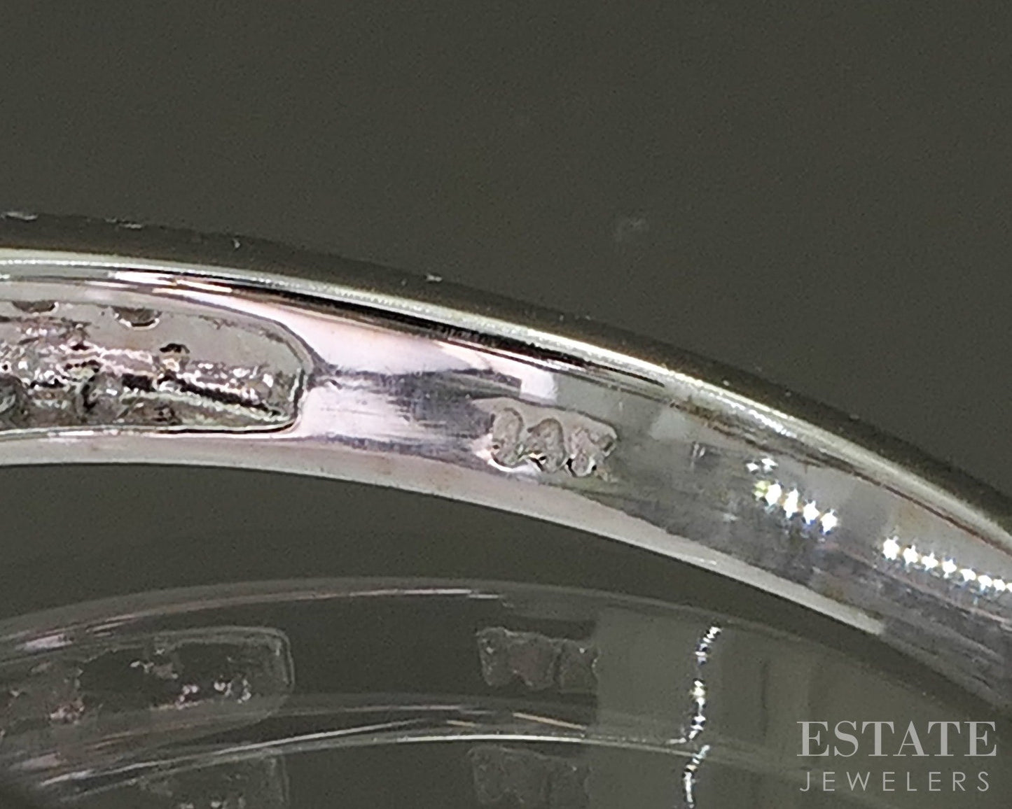 14k White Gold IGI Round Natural 1.20ctw Diamond Engagement Ring 3.2g p18359b