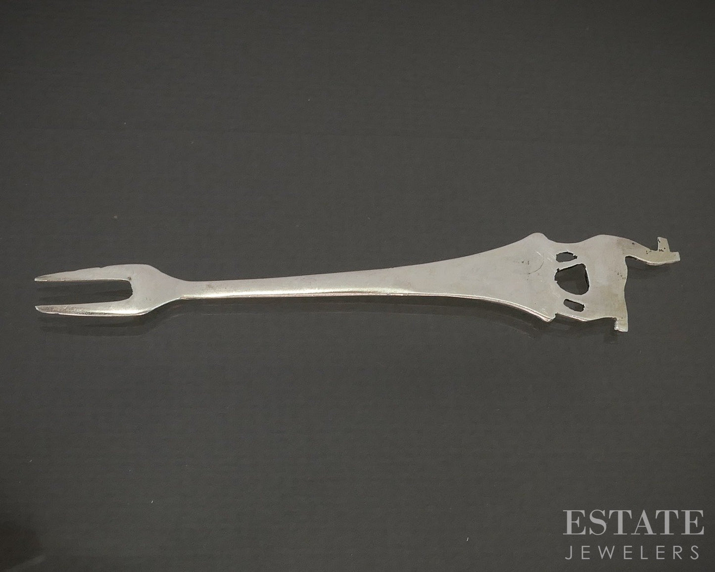 Vintage Sterling Llama Alpaca Peruvian Cocktail Fork 4.2g p28211