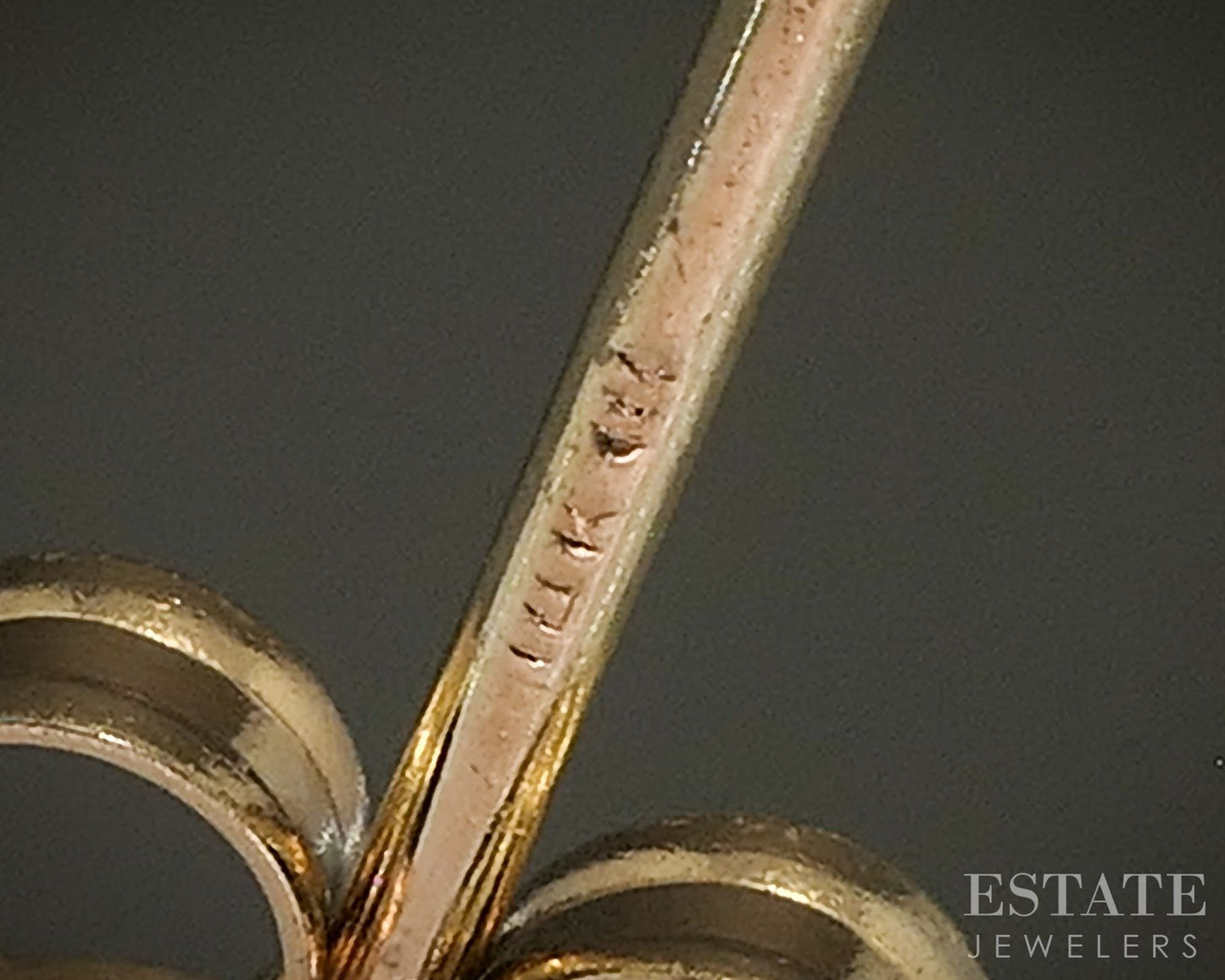 14k Yellow Gold Pear Natural .44ctw Diamond Stud Earrings p25940