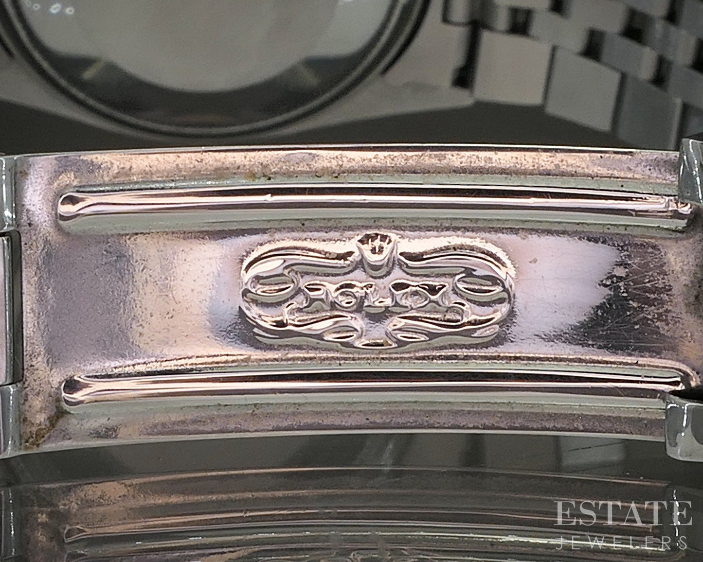 1981 Rolex Datejust Stainless Jubilee 16014 Silver Stick Dial Mens Watch p29521