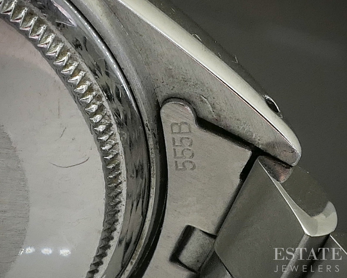 1981 Rolex Datejust Stainless Jubilee 16014 Silver Stick Dial Mens Watch p29521