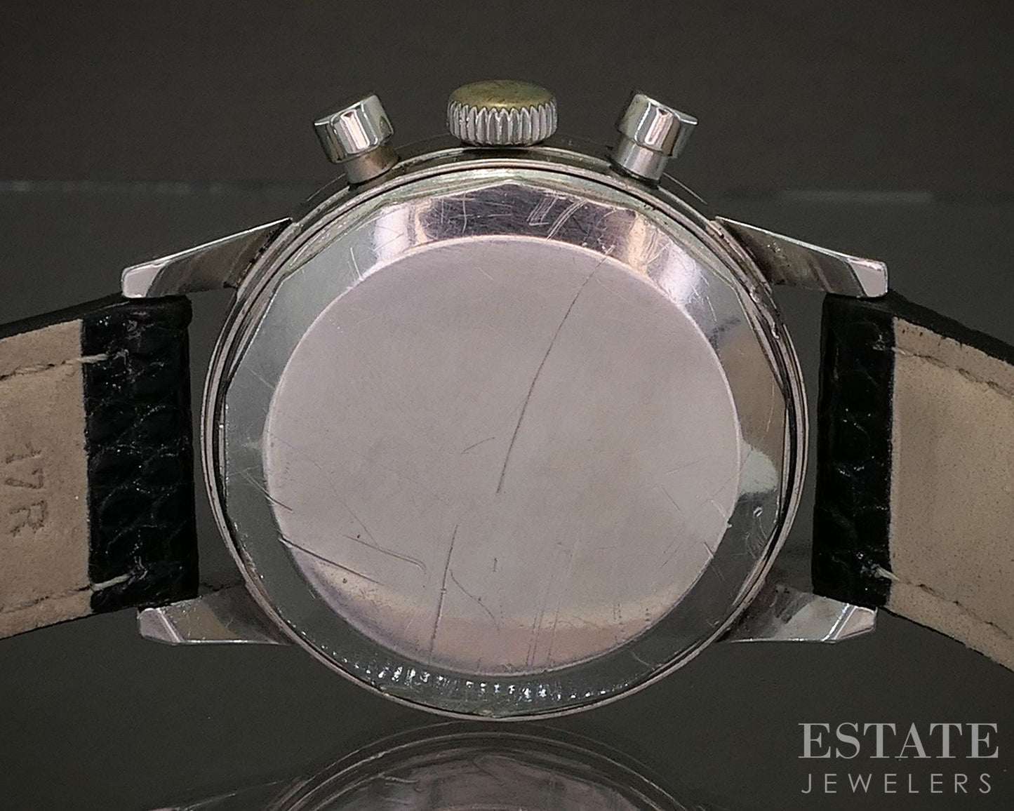 Vintage 1963 Tissot Chronograph Stainless Lemania 1281 Watch p27849