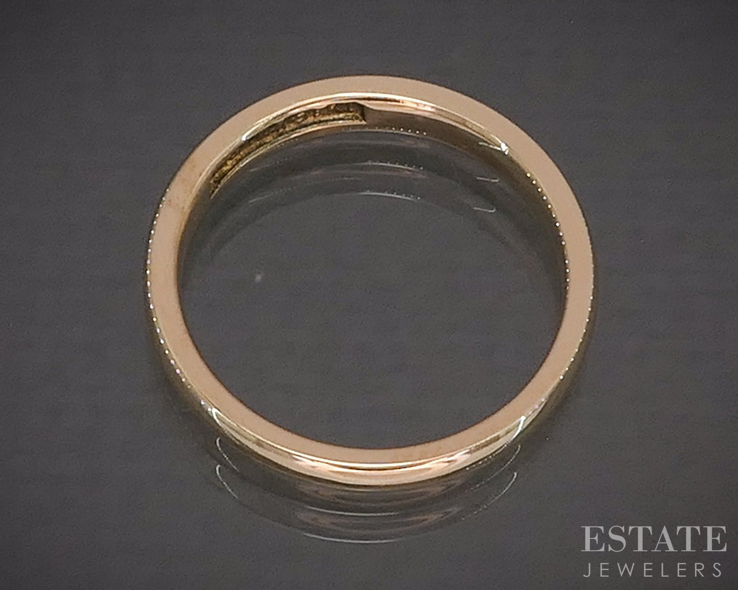 Antique 18k Yellow Gold 2.4mm Smooth Ladies Wedding Band 3.1g p28168