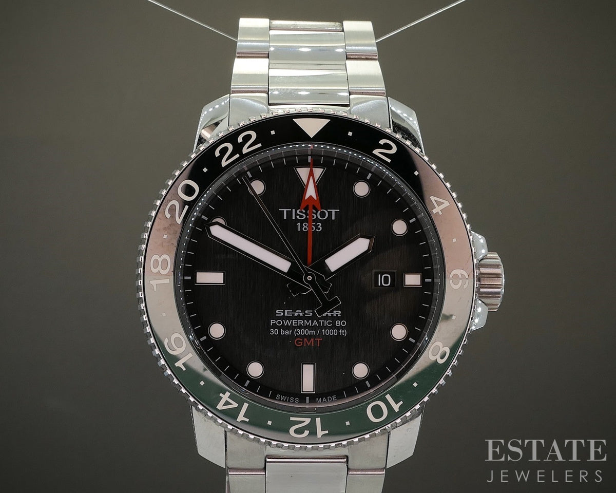 Tissot Seastar 1000 GMT Powermatic 80 Stainless Automatic Mens Watch p29067