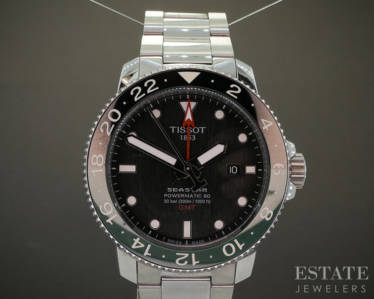 Tissot Seastar 1000 GMT Powermatic 80 Stainless Automatic Mens Watch p29067
