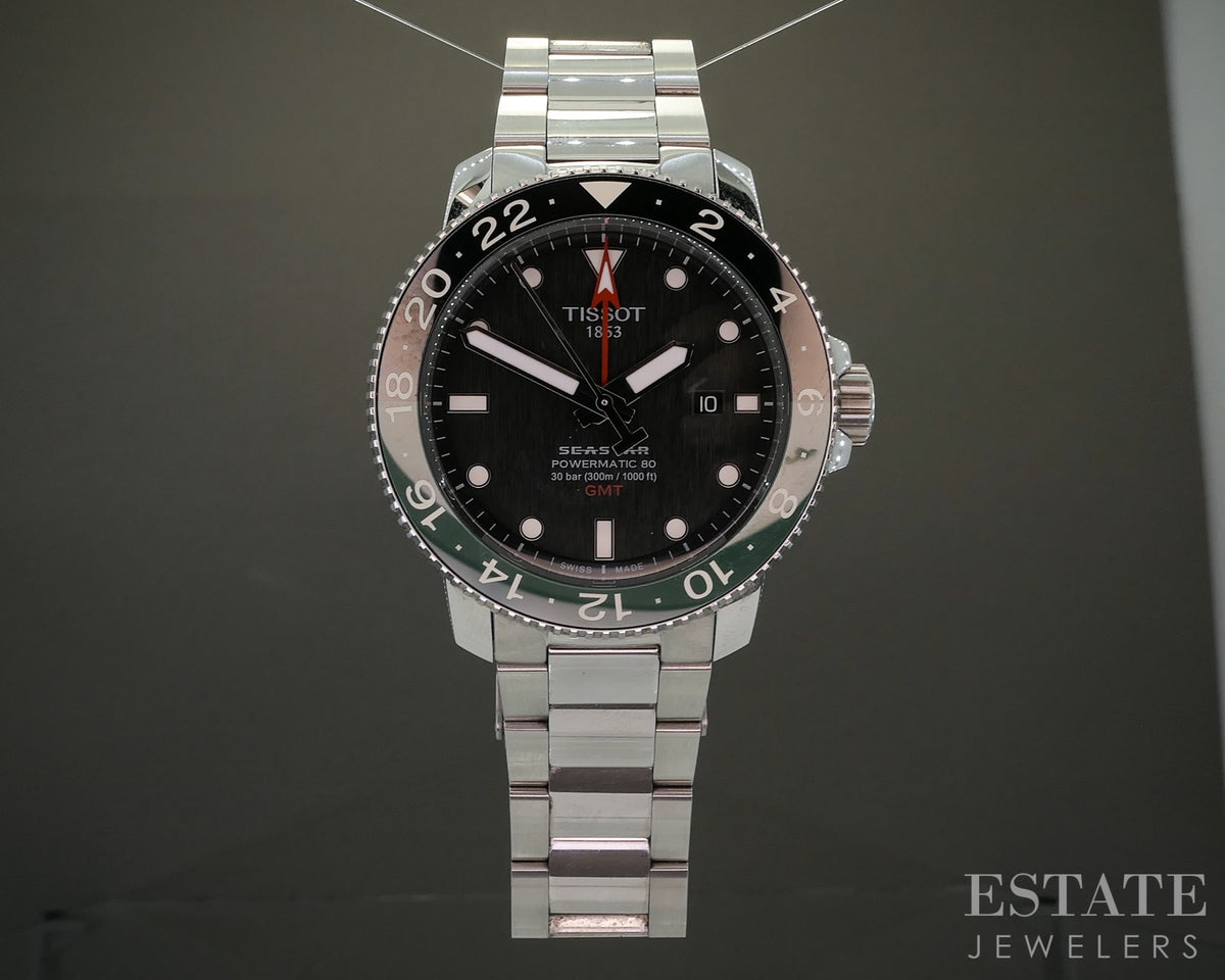 Tissot Seastar 1000 GMT Powermatic 80 Stainless Automatic Mens Watch p29067