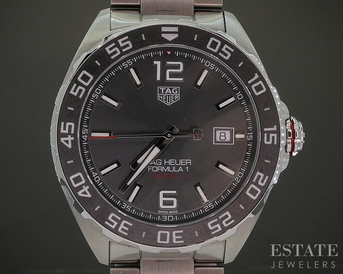 Tag Heuer Formula 1 Automatic WAZ2011 Anthracite Grey Dial Mens Watch p29068