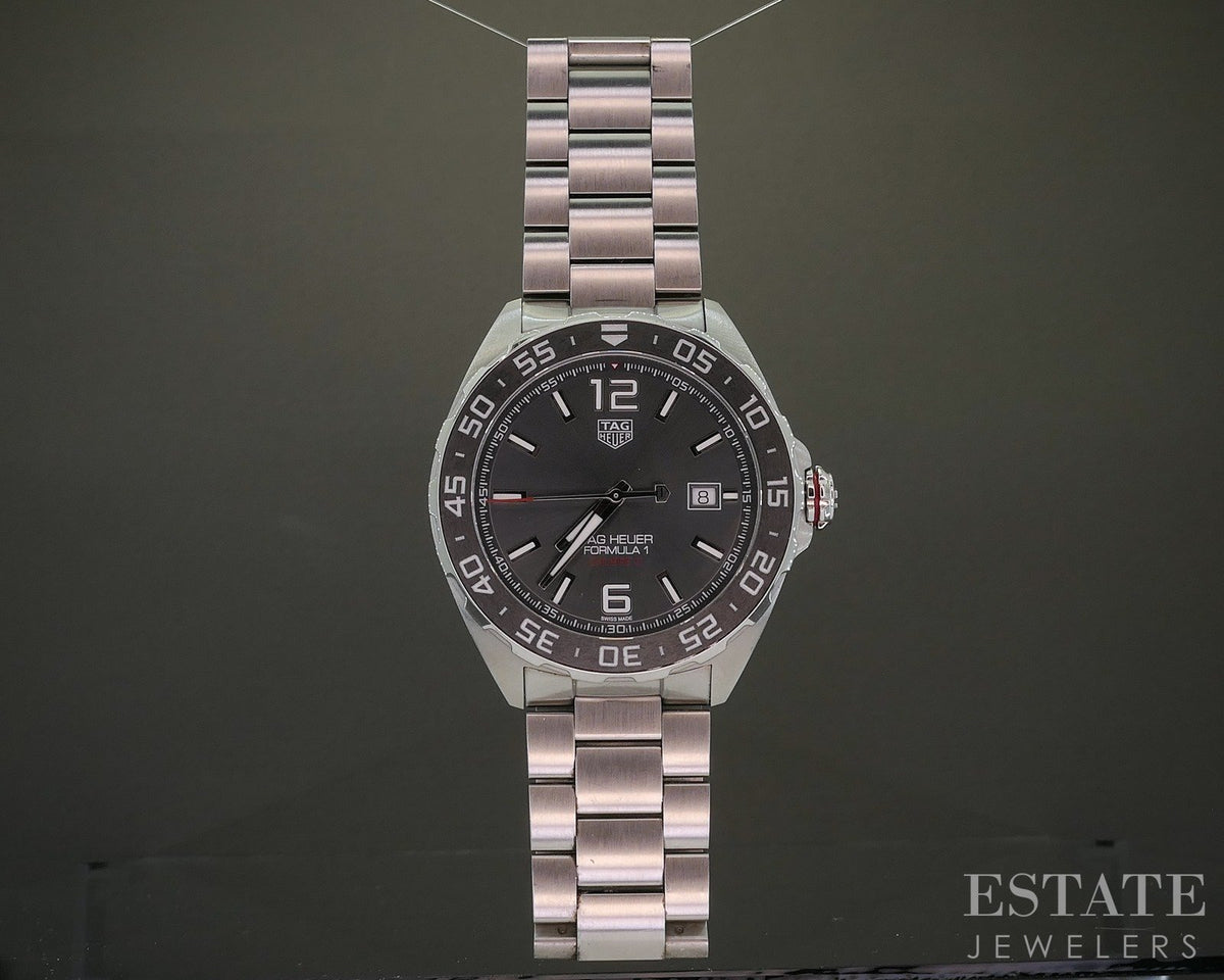 Tag Heuer Formula 1 Automatic WAZ2011 Anthracite Grey Dial Mens Watch p29068