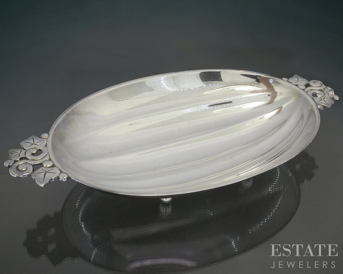 Sterling Tiffany & Co. Makers 22674L Melon Footed Serving Bowl 262g p29151