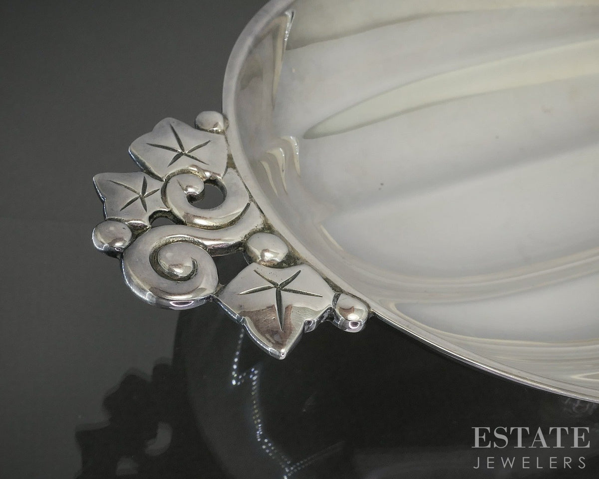 Sterling Tiffany & Co. Makers 22674L Melon Footed Serving Bowl 262g p29151