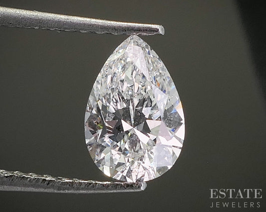 Loose .56ct Pear Cut Natural Diamond I1/G p28547