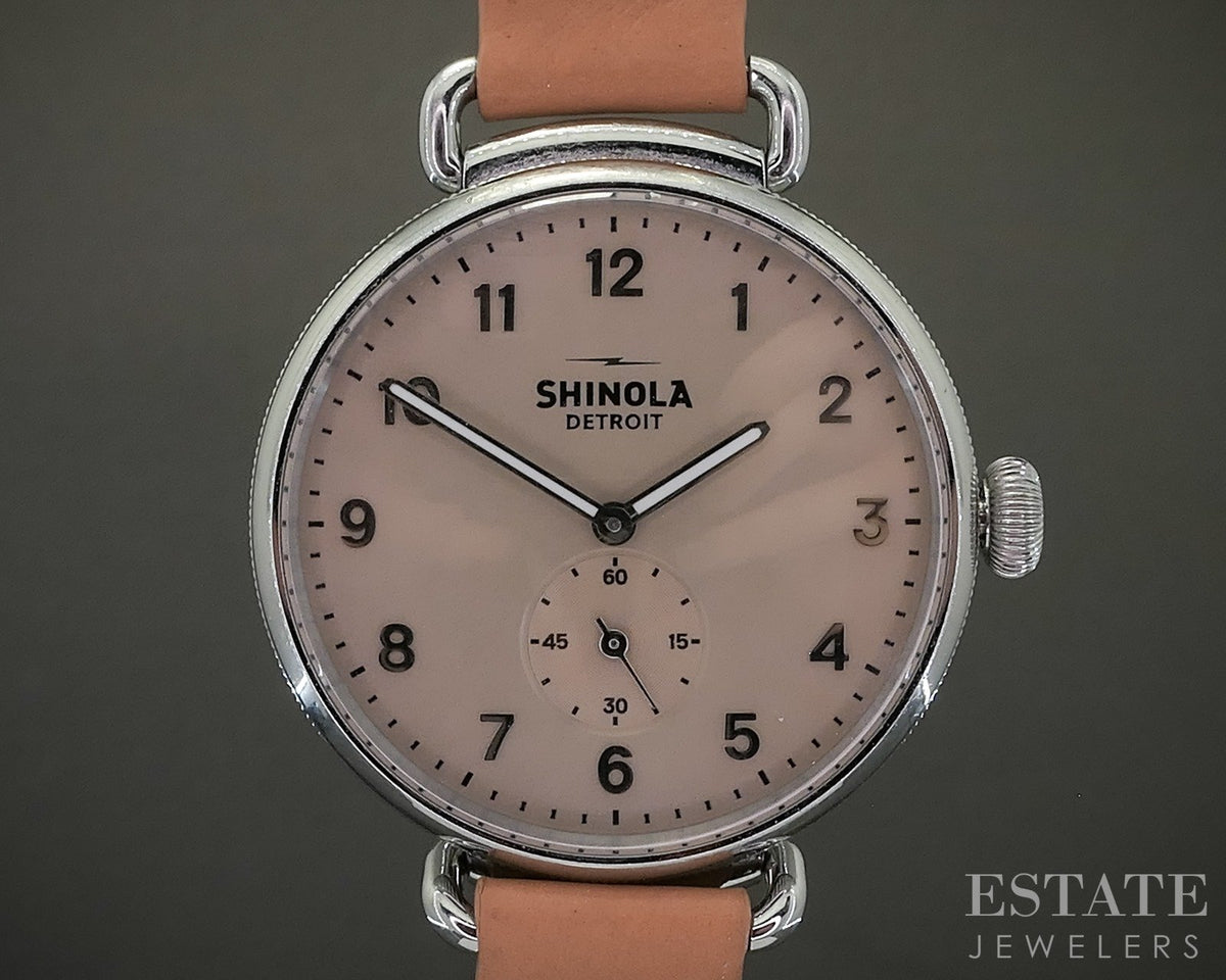 Shinola Canfield 38mm Stainless Steel Ladies Watch p30107