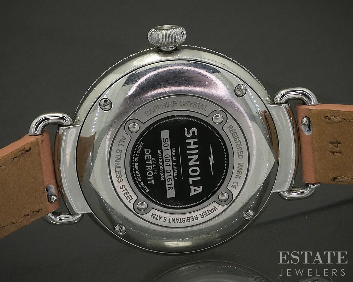 Shinola Canfield 38mm Stainless Steel Ladies Watch p30107