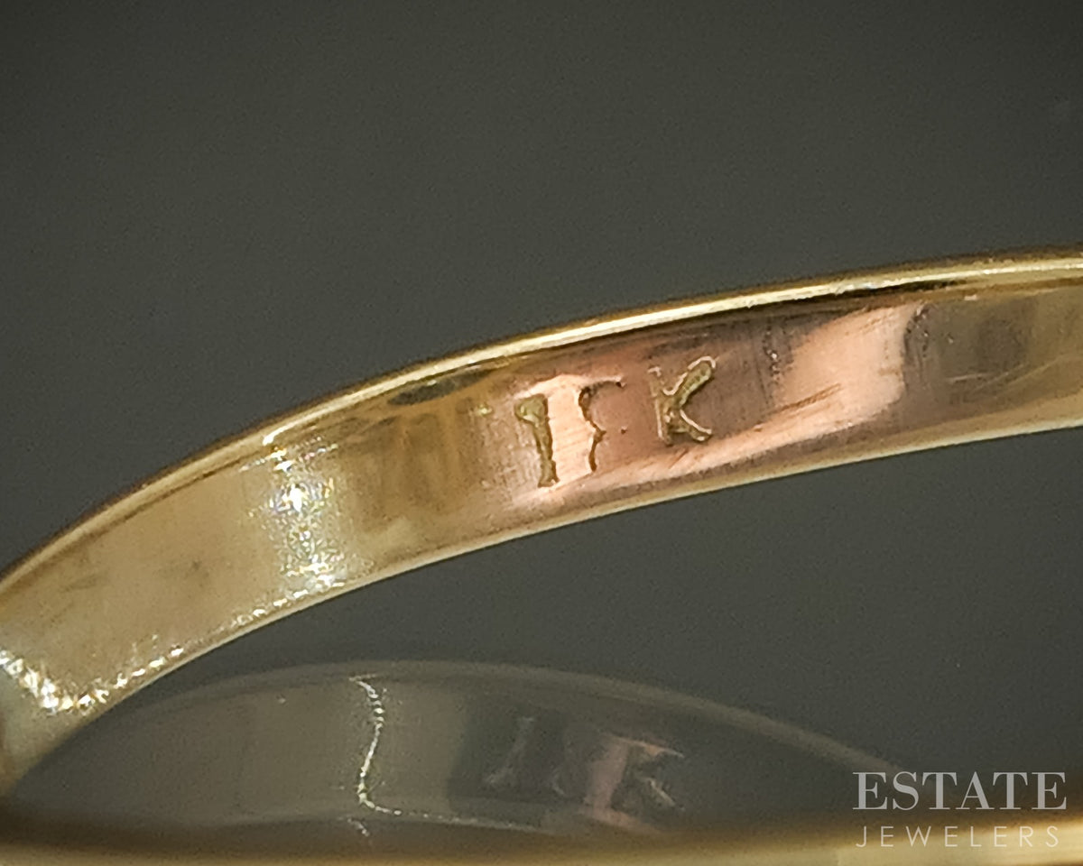 18k Yellow Gold Oval Natural Blue Sapphire & Diamond Princess Diana Ring p31499