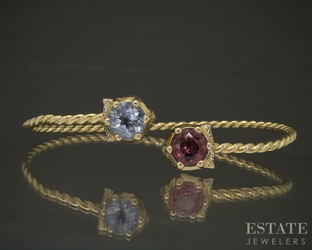 18k Yellow Gold Gucci Le Marché Des Merveilles Feline Head Cuff Bracelet p30866