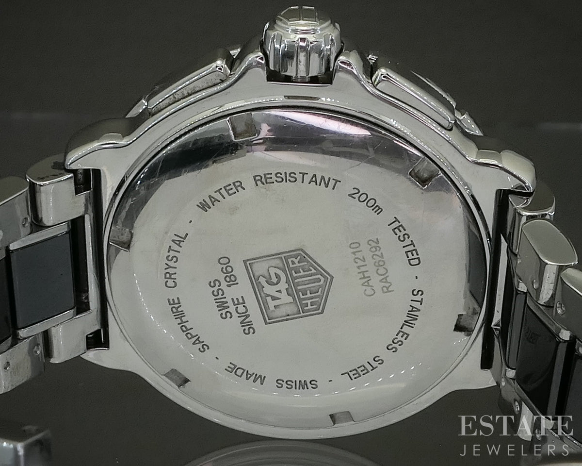 Tag Heuer Formula 1 Chronograph CAH1210 Black Ceramic Mens Watch p29734