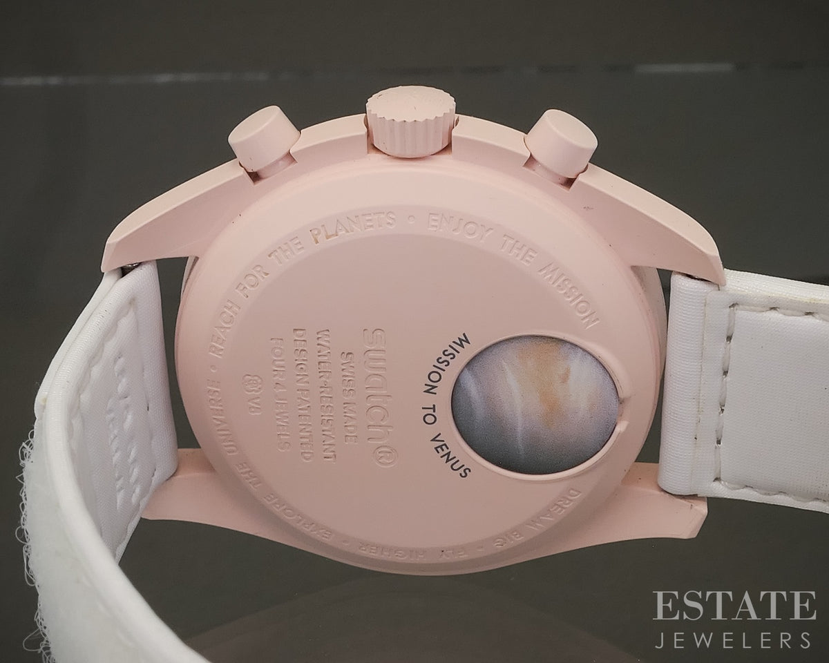 Omega Speedmaster Swatch Moonswatch Mission To Venus Chronograph Watch p29465