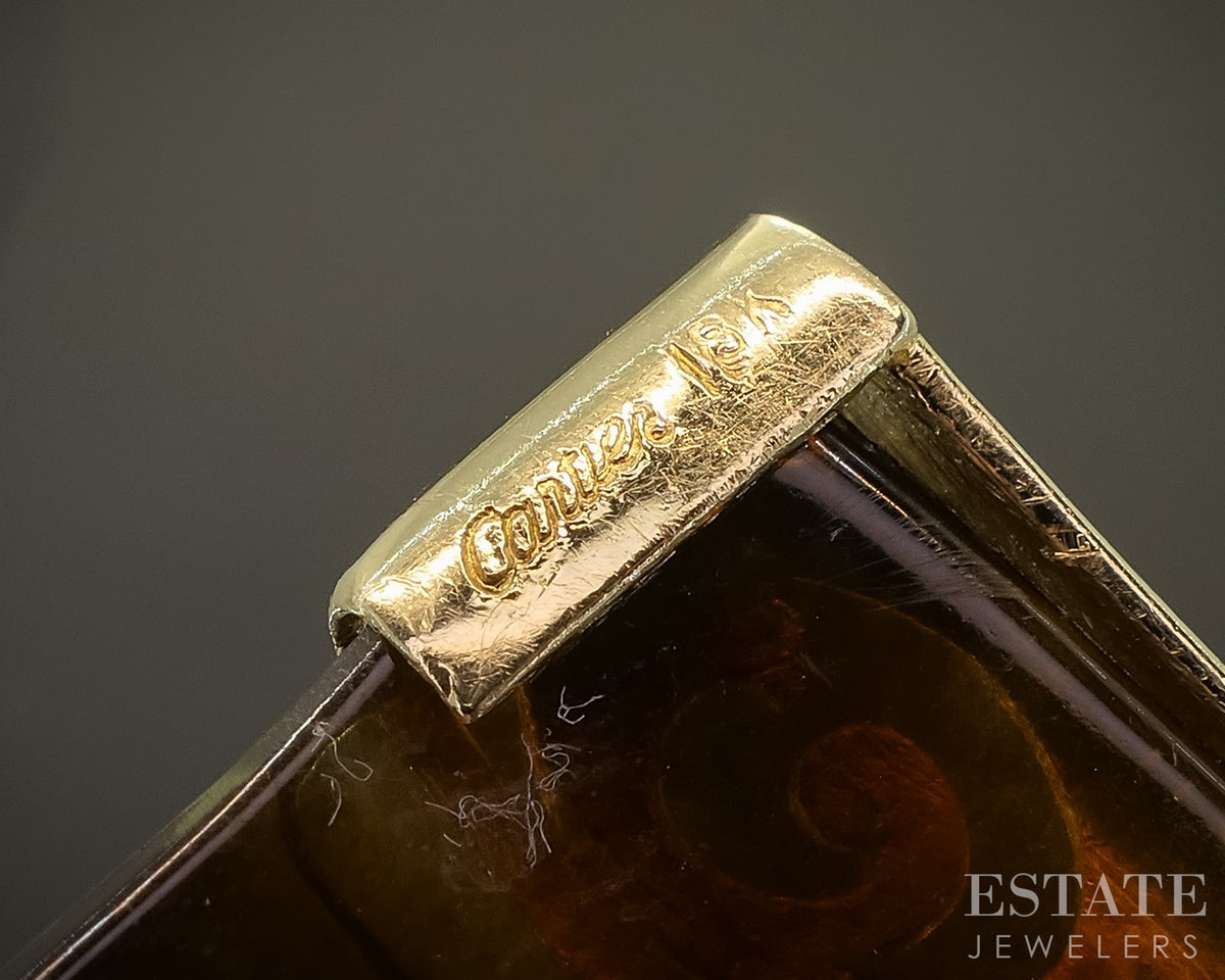 Vintage 18k Yellow Gold Cartier France Hair Comb 10.6g p29481